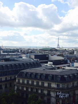Paris as seen from the rooftop terrace of Galeries Lafayette
